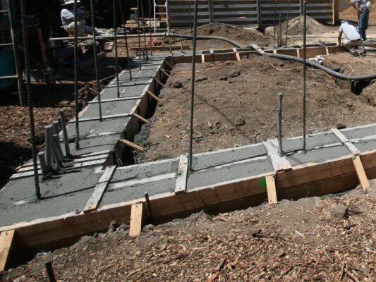 Concrete raft foundation laid for new house in Galway