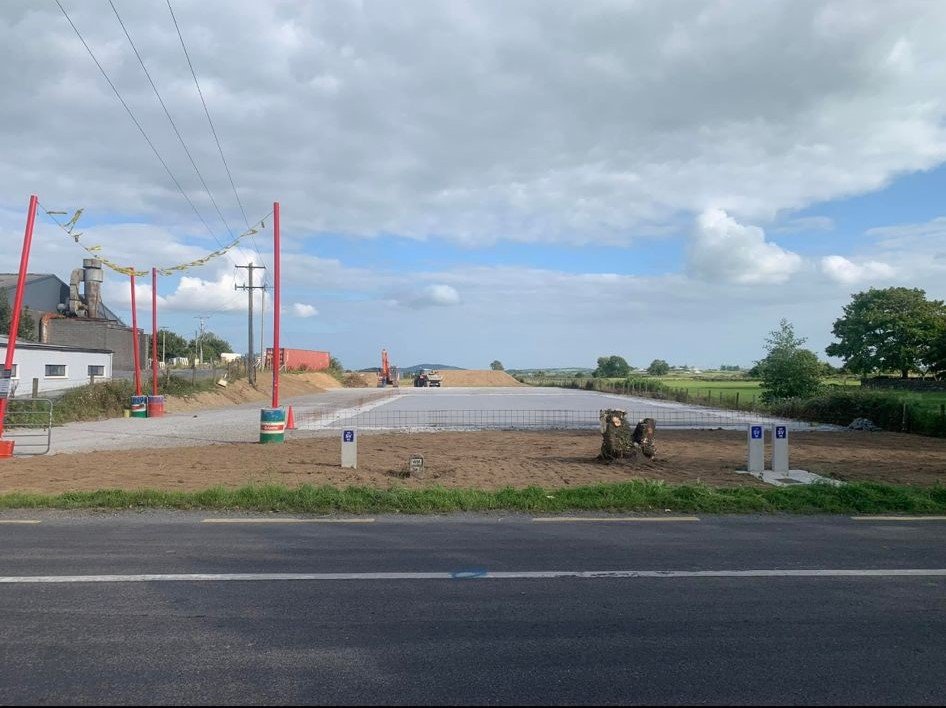 Alan Bolton Plant Hire team working on ground works project in Galway